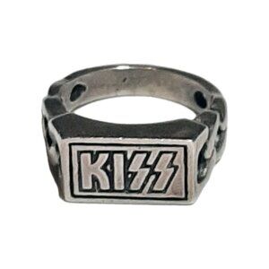 KISS Rock Band Logo Ring
